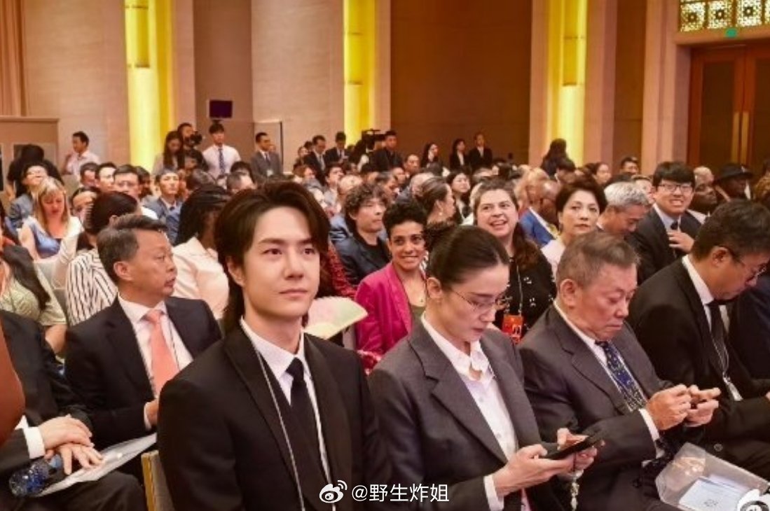 王一博北京参加全球文明对话部长级会议 ​​​