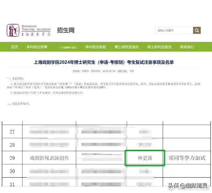 林更新的博士梦。

用行止的话说:“很多事情，无关乎值不值得，只在于愿不愿意。”