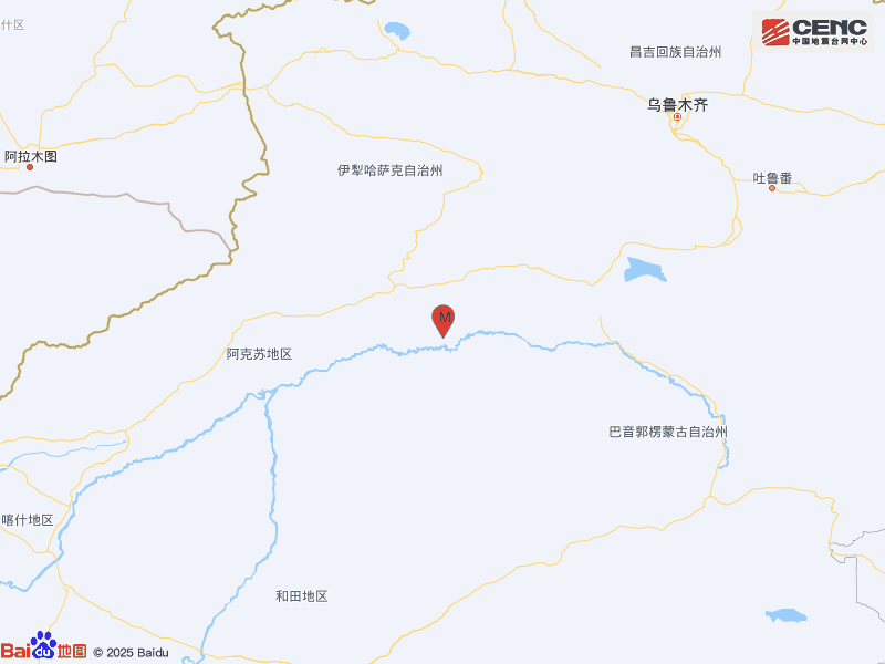新疆阿克苏地区库车市发生3.1级地震
