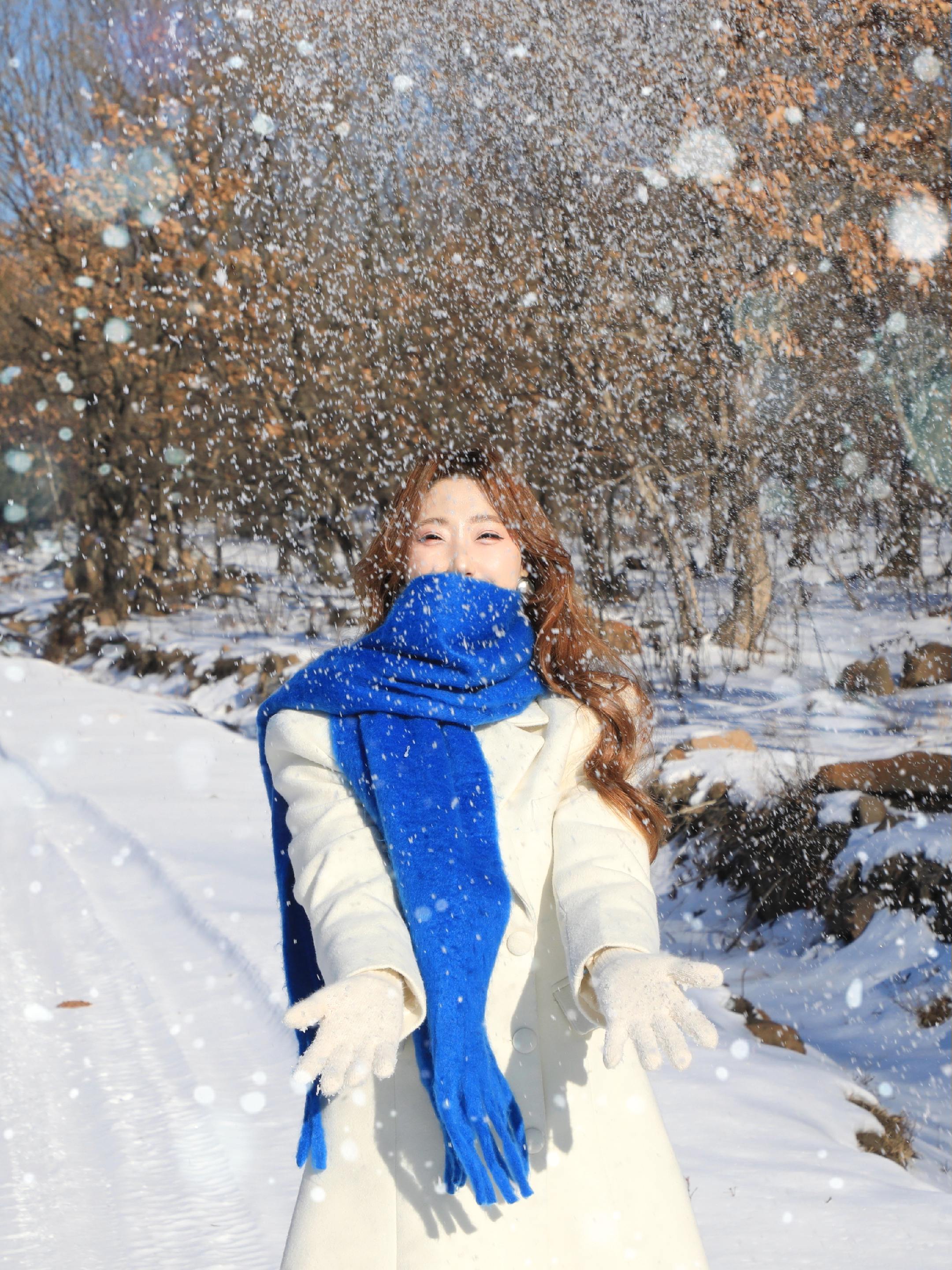 雪落成诗，每一片都是冬日的浪漫邀约。