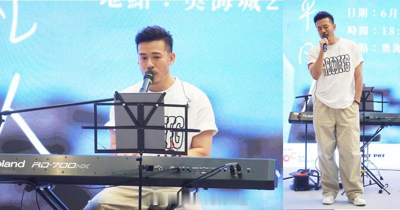 沈震轩重拾歌手身分：我都係英皇新秀出嚟沈震轩（Sammy）日前（1日）于商场举行