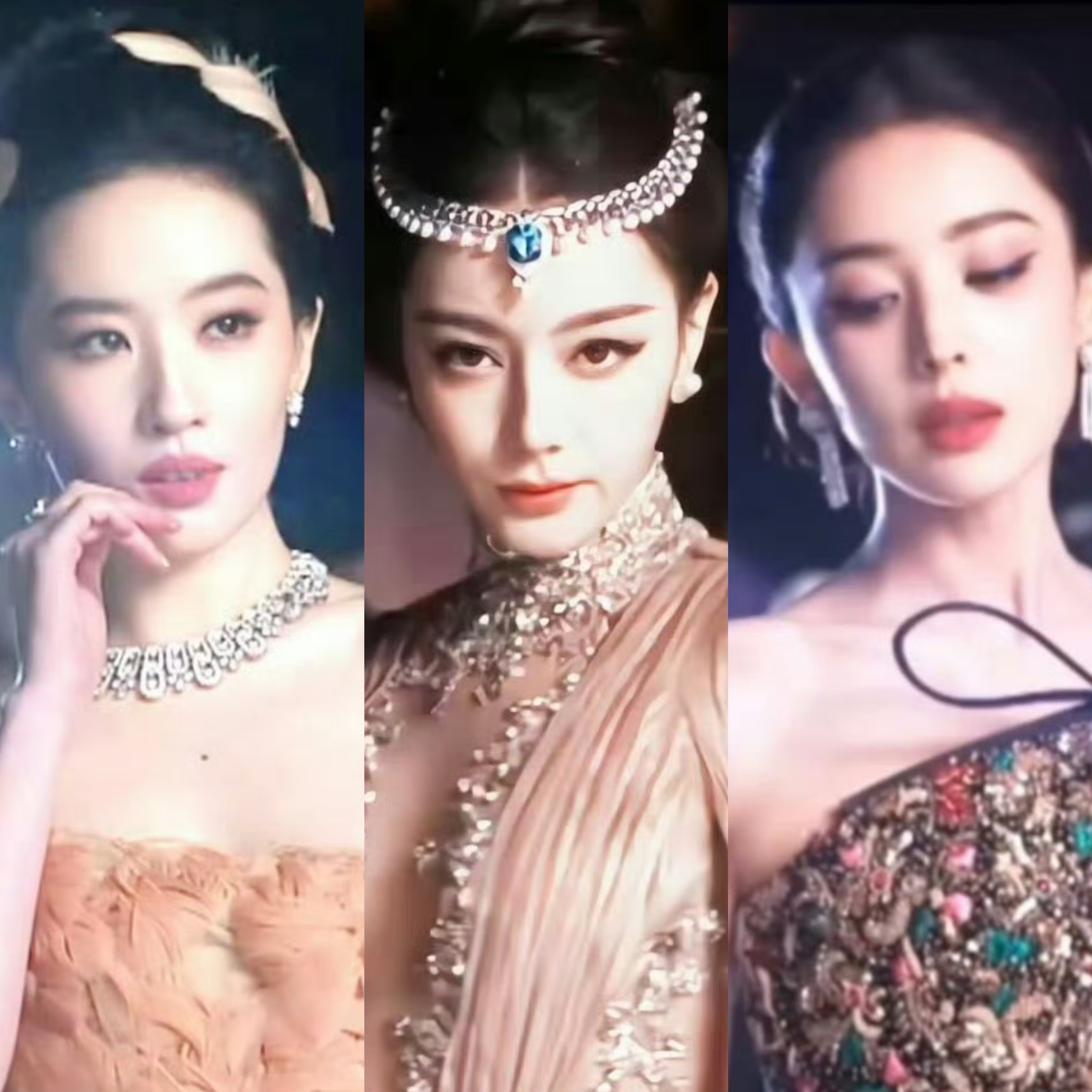 内娱最权威的三张脸谁是你心目中的女神？ ​​​