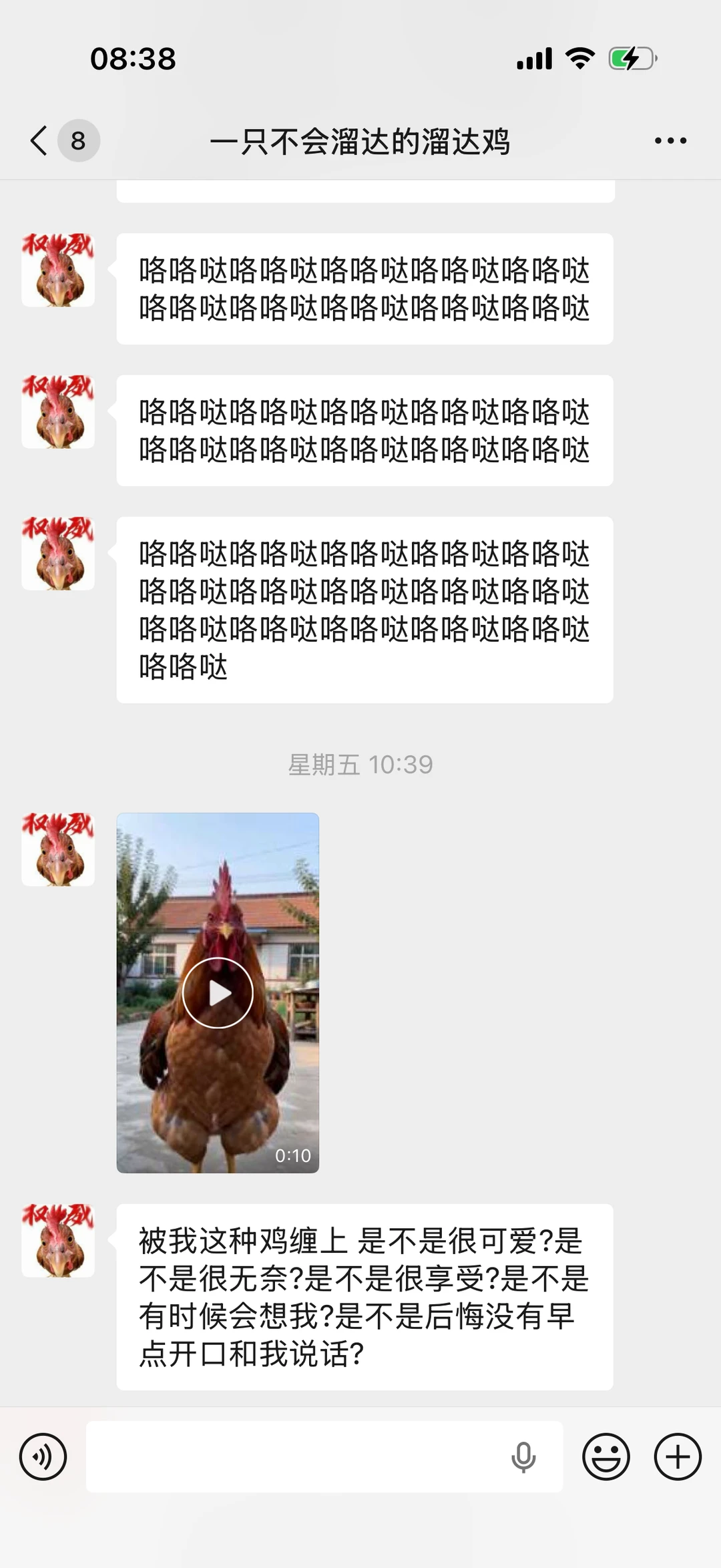 给诡秘点了只🐔，让她感觉莫名其妙