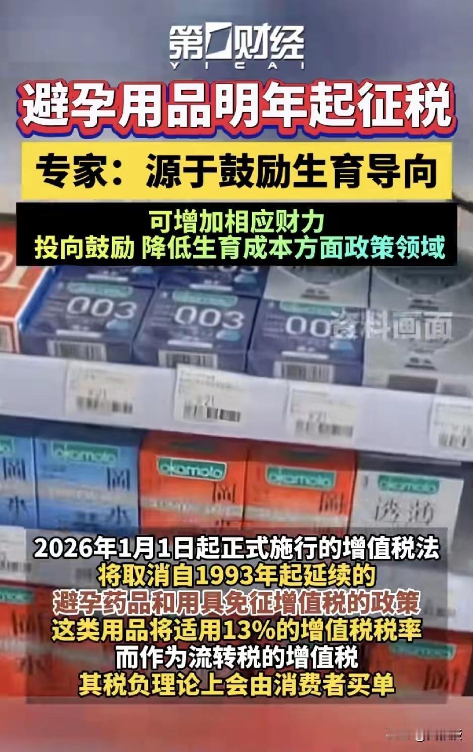 风向变了:
避孕用品涨价成了必然，目的是为了利用杠杆作用提高“避孕成本”，让消费