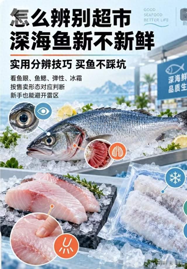 如何辨别超市里的深海鱼是否新鲜？