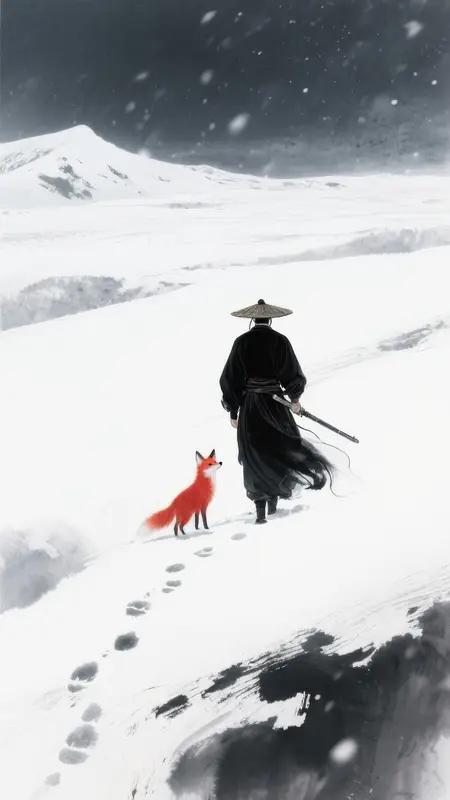 “雪山救狐”爆火真是AI时代的一场全民狂欢。它原本是用AI生成的邵氏武侠风短剧，