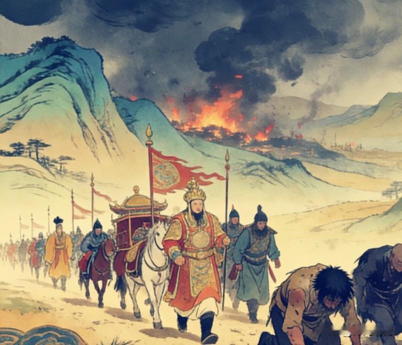 洪武元年，徐达率军北伐进入元大都，元顺帝北逃到上都。但北元本身还在，喘着气等机会
