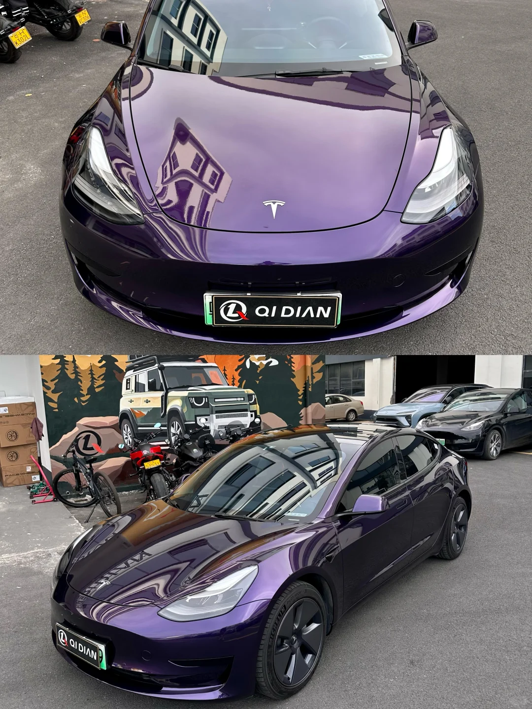 特斯拉MODEL3 多洛塔紫
