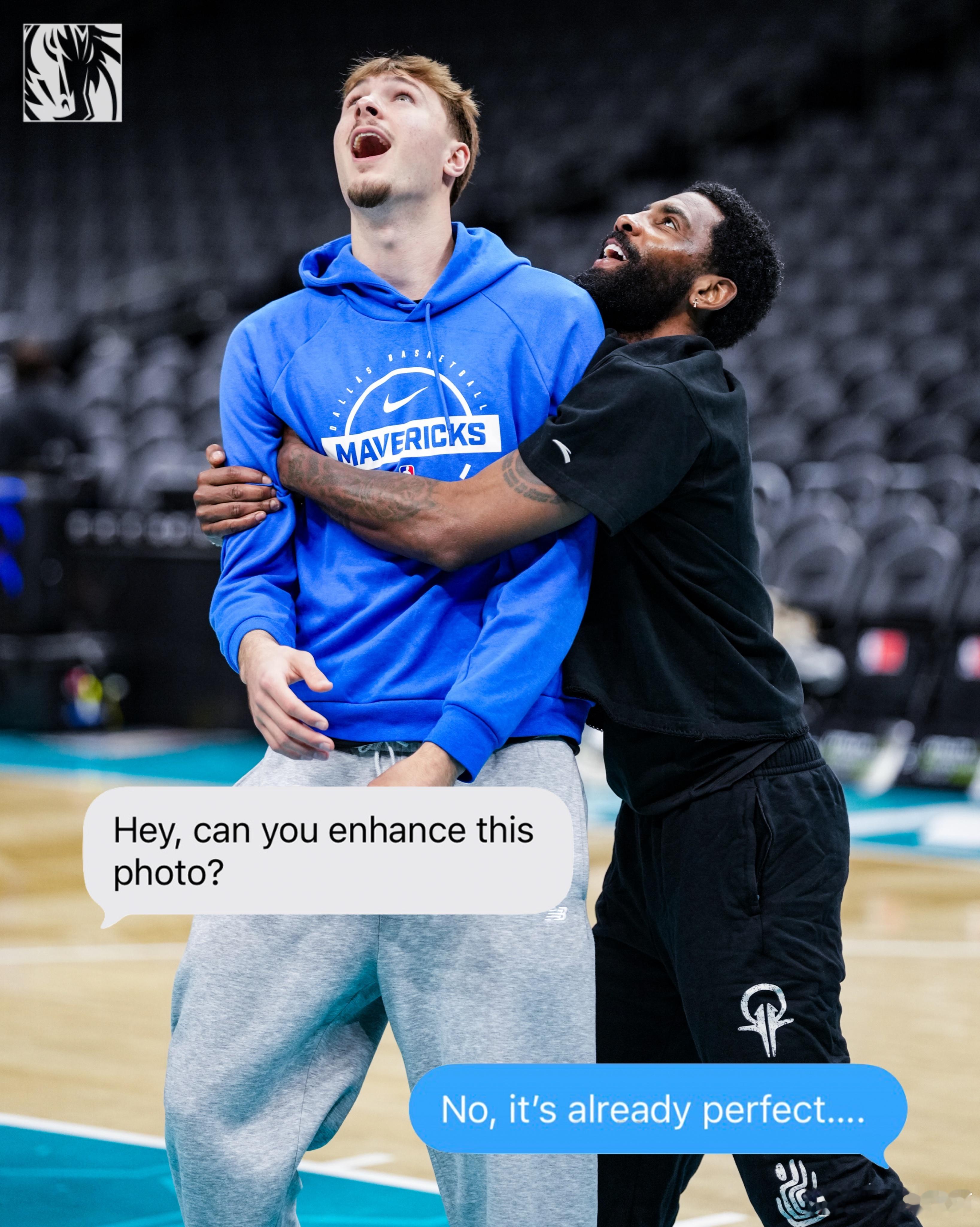 MFFL 我牛官方发推。Already perfect to us 🤌哈登你醒