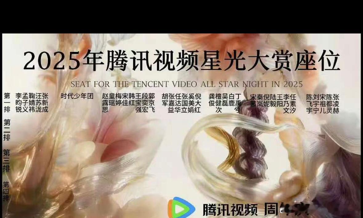 2025星光大赏座位图 