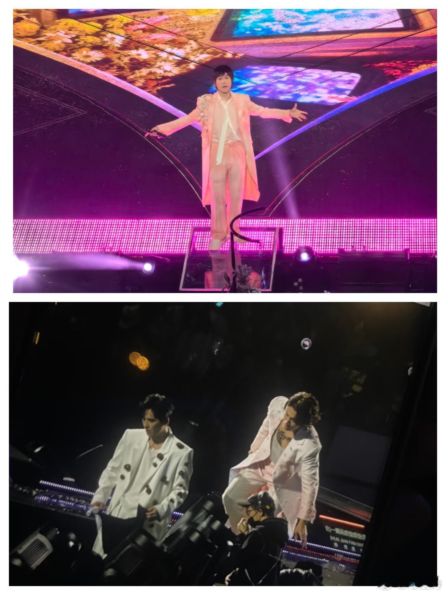 刚刚看到阿信在上海的流星花园演唱会上不慎摔倒的视频，大家纷纷指责五月天可能假唱。