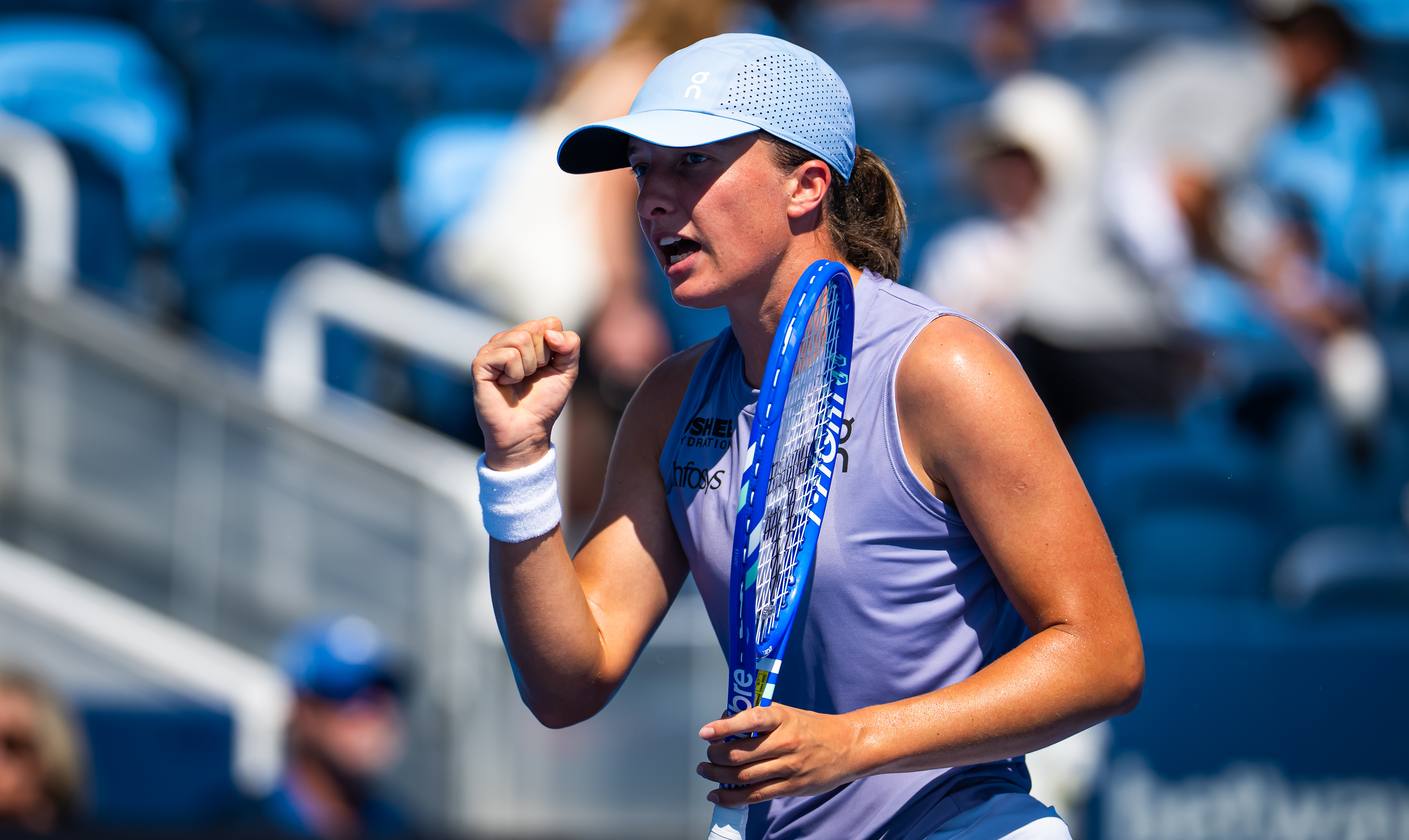首战告捷[yeah]WTA1000辛辛那提站第二轮，3号种子斯瓦泰克以6-1 6