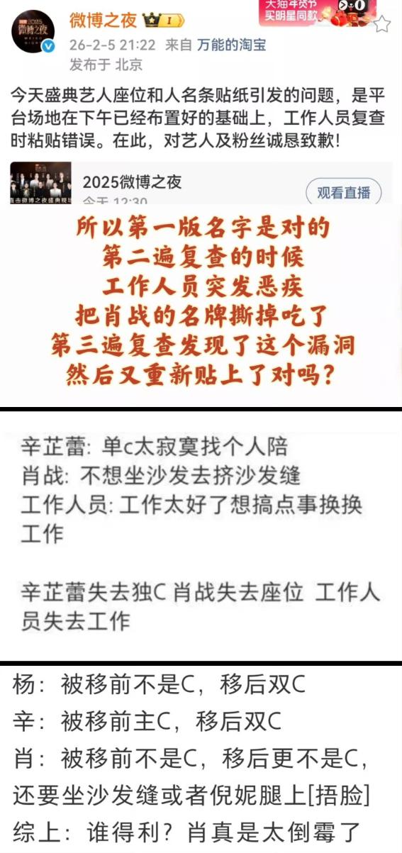 搞笑呢，打工人弄错谁，都不会把中间的人弄错，我上班也是负责会议，开会前要多次检查