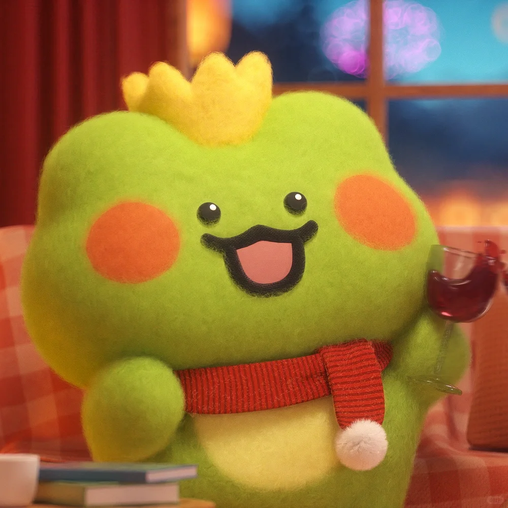 波仔祝大家新年快乐！