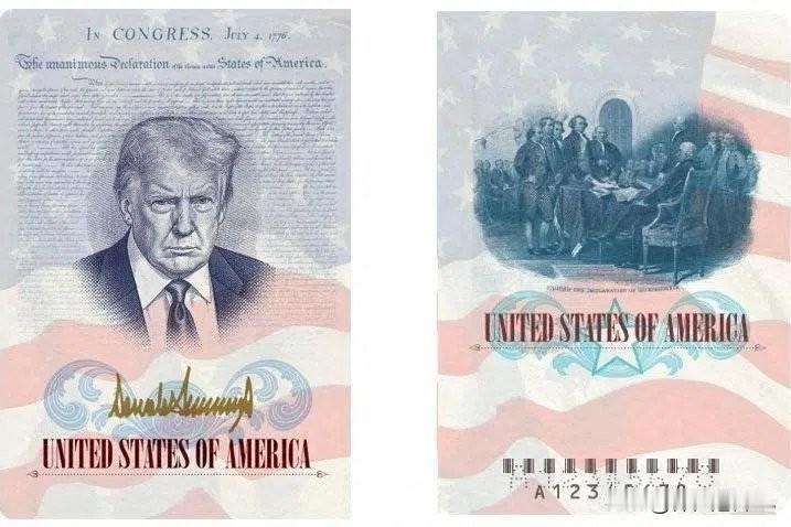 美国将限量发行印有特朗普肖像的护照 

美国总统特朗普的肖像很快将出现在限量发行