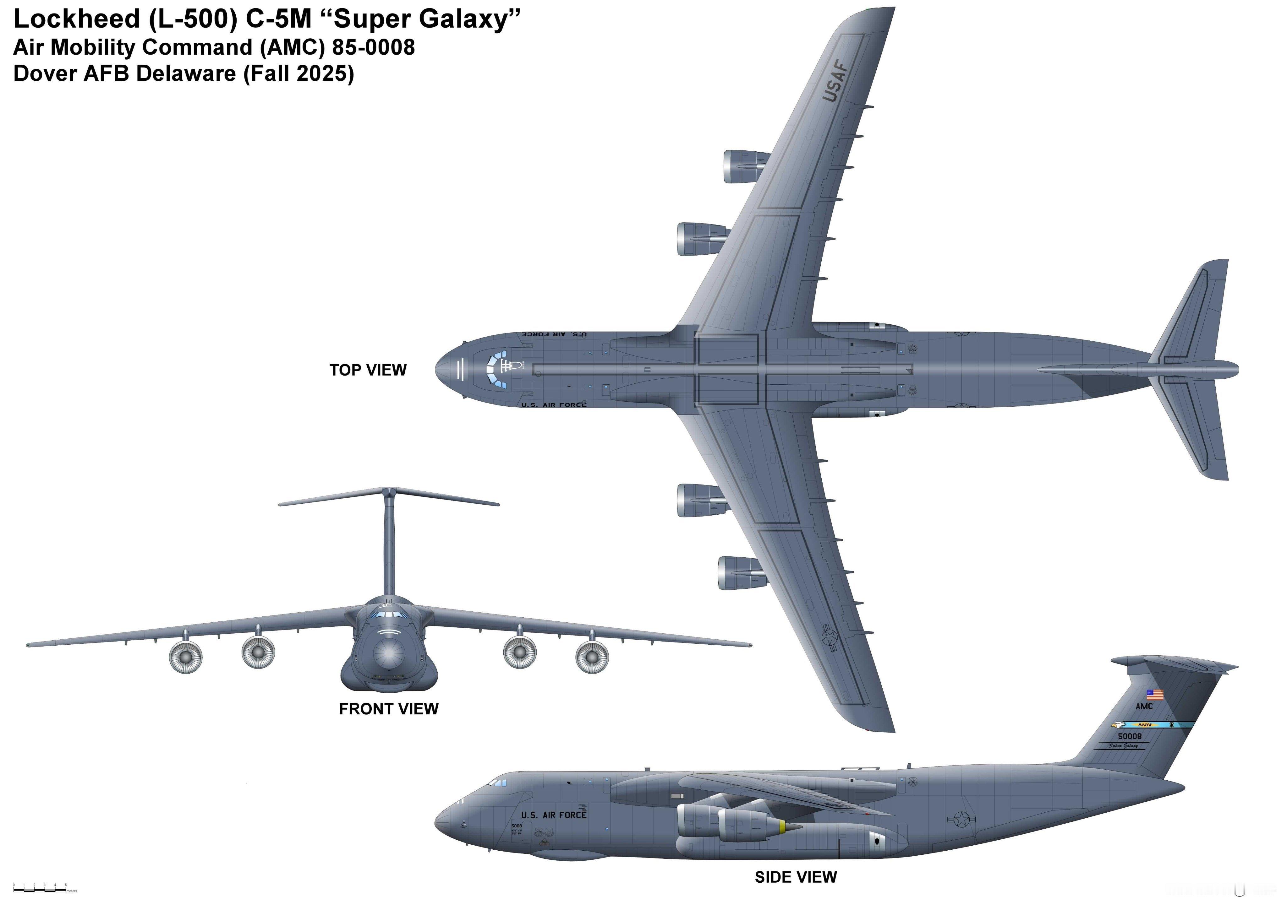 C-5M三视图图源：archipeppe 
