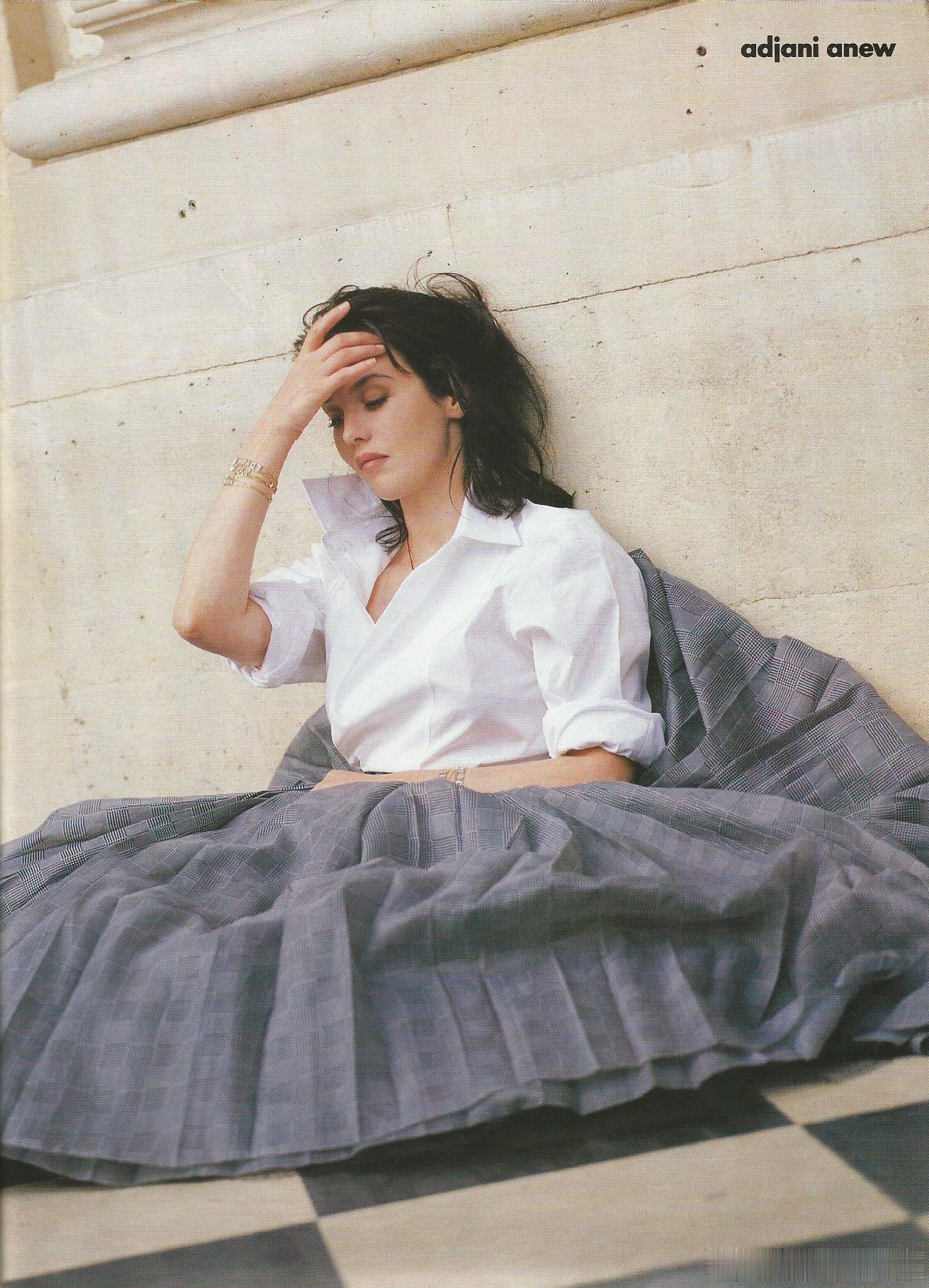 伊莎贝尔·阿佳妮1989年为Vogue美国拍摄的照片 ​​​