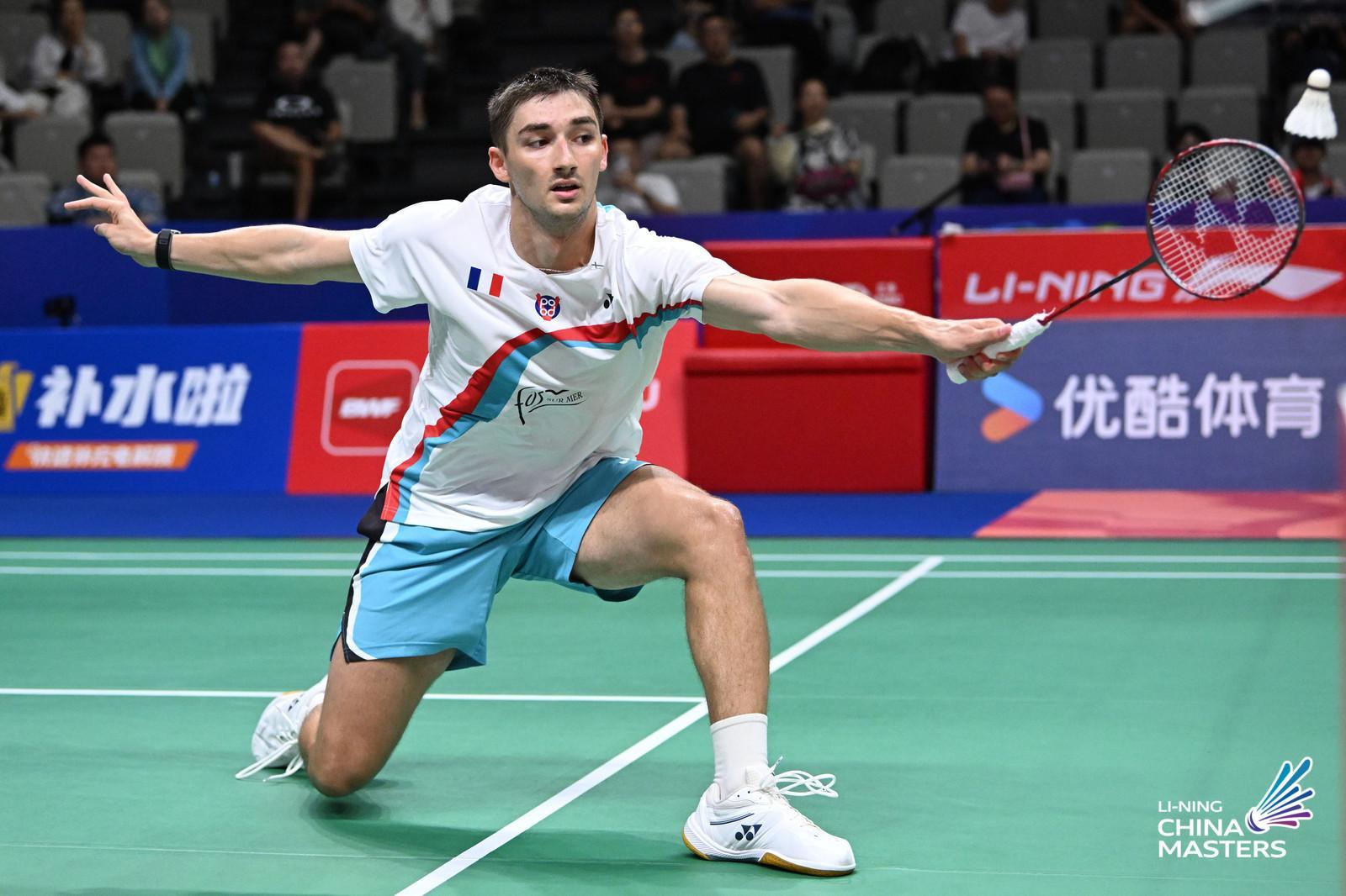 2026年中国羽毛球大师赛 小波波夫9-21, 23-21, 21-16逆转帕尼
