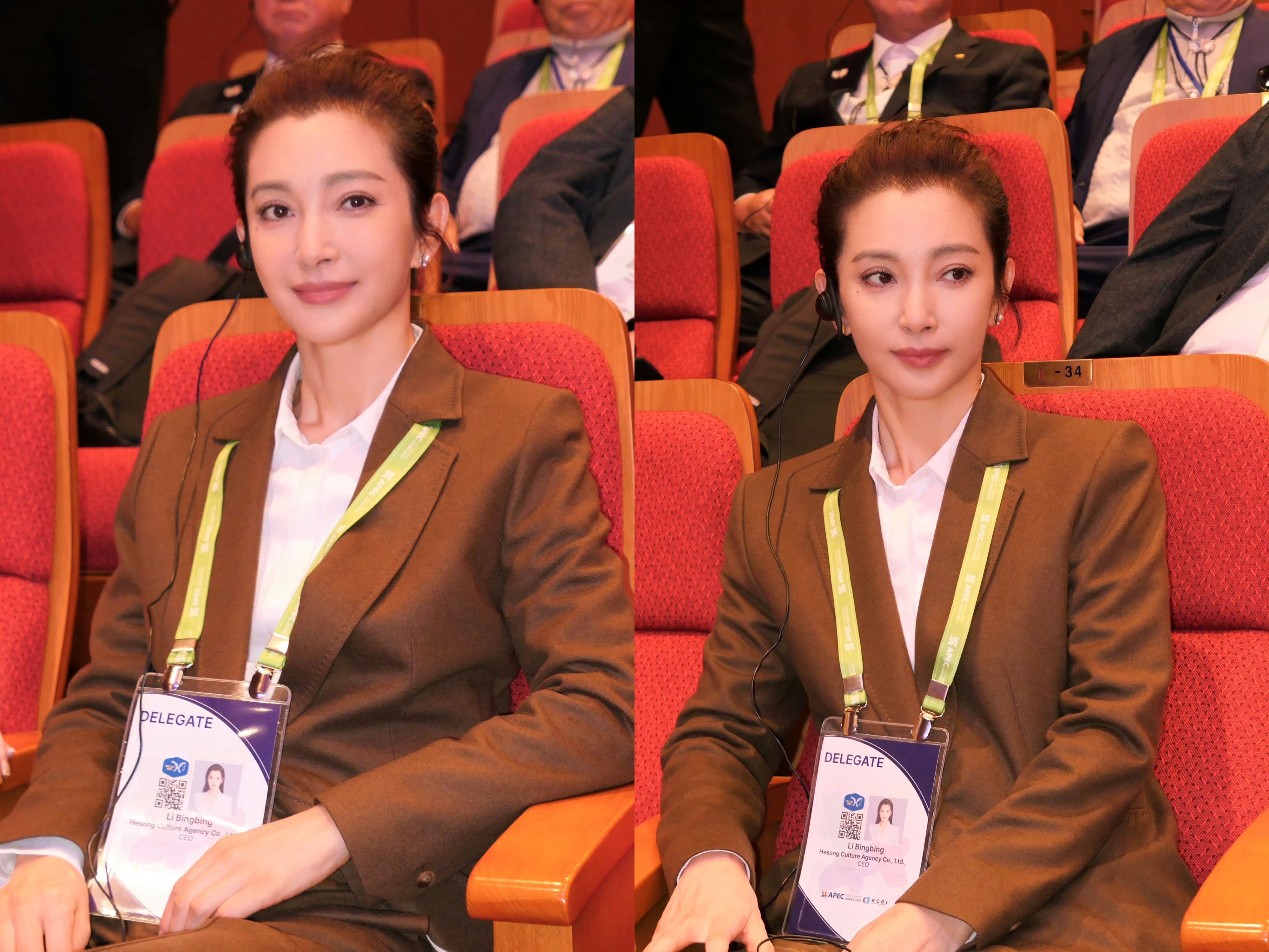 李冰冰大花含金量还在上升 不仅亮相韩国APEC会议，还要进行个人主题演讲，更是将