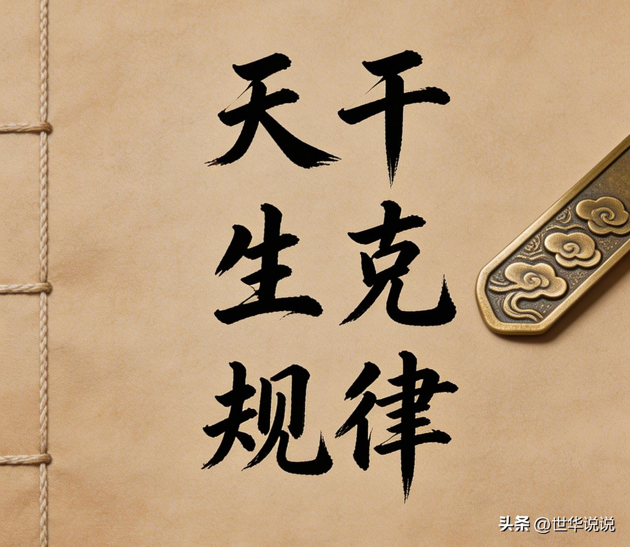 天干生克规律，一次讲透！易学入门的“底层公式”，看懂直接进阶

学八字的朋友，最