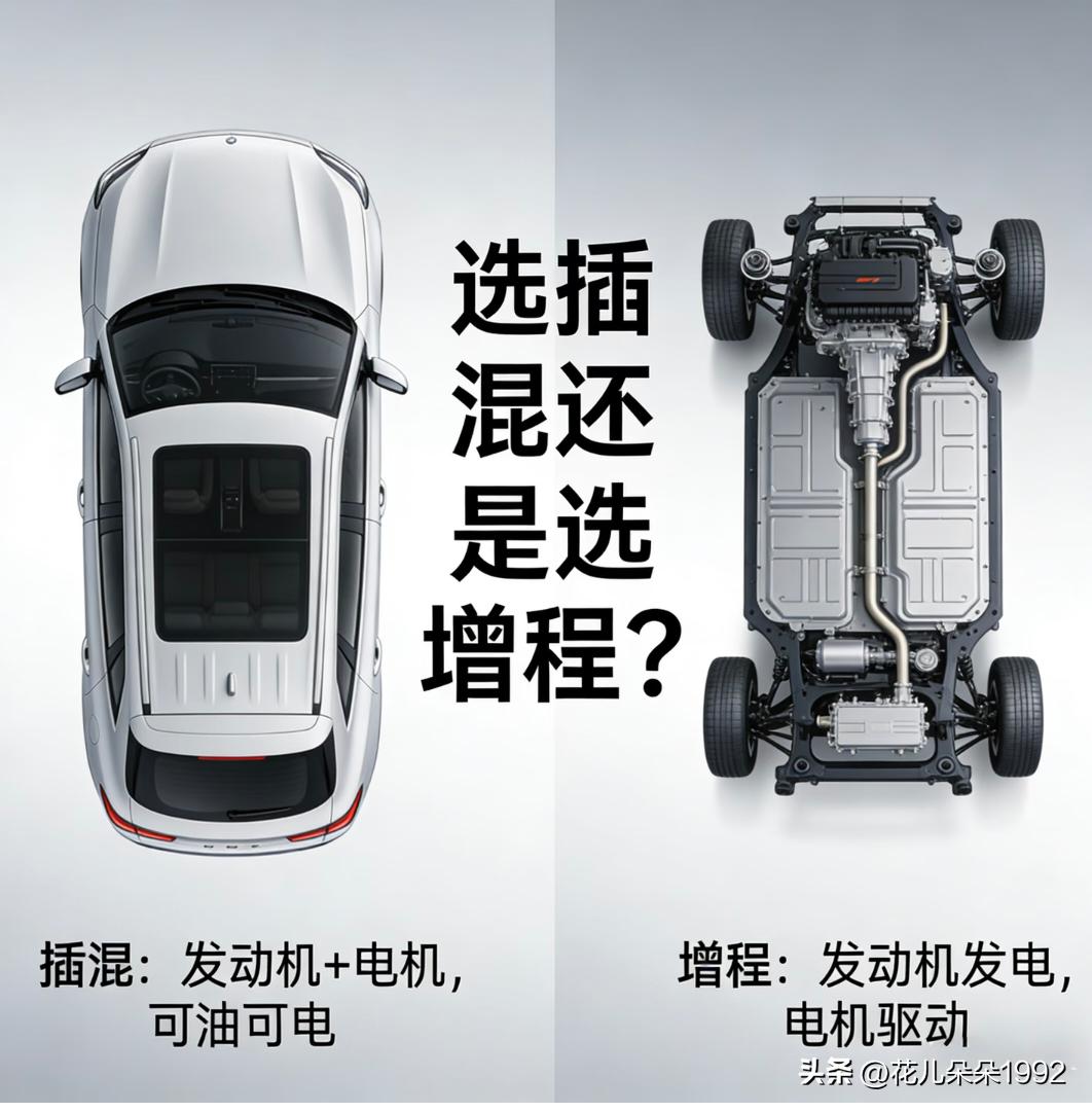 到底选增程还是插混？有人这样计算对比，正确吗？
有人计算对比假设：
1L油 可以
