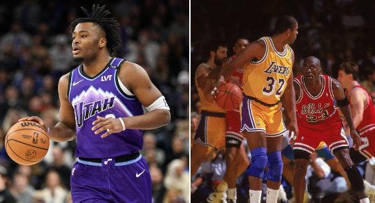 科利尔打满48分钟，送出22次助攻。上一位做到的是魔术师