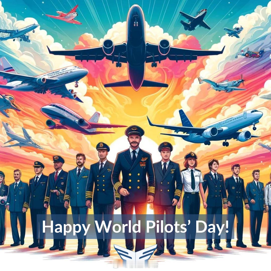 飞行员朋友们今天节日快乐班班起落安妥，正点顺利！世界飞行员日起源可以追溯到191