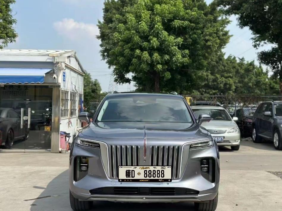 红旗E-HS9是红旗旗下中大型豪华纯电SUV，车身高大霸气，空间宽敞，配置高，是