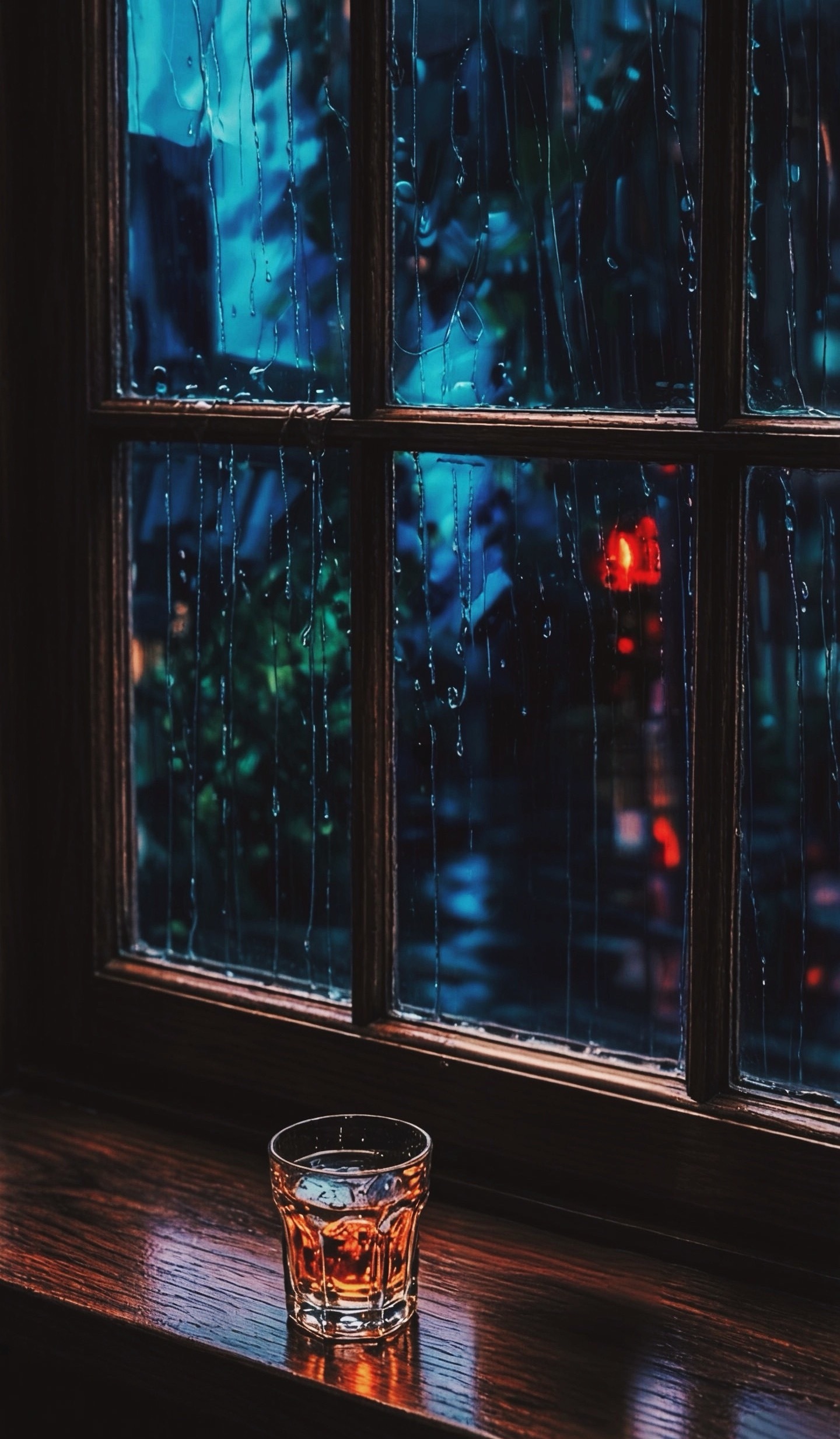 好久没下雨开，感觉都不习惯了。 