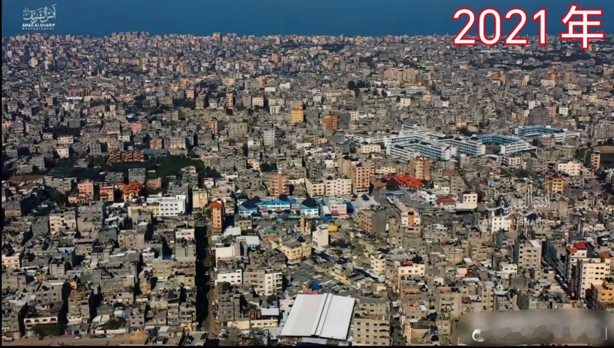 2021年 vs 2024年加沙被以色列格式化了！[伤心] 