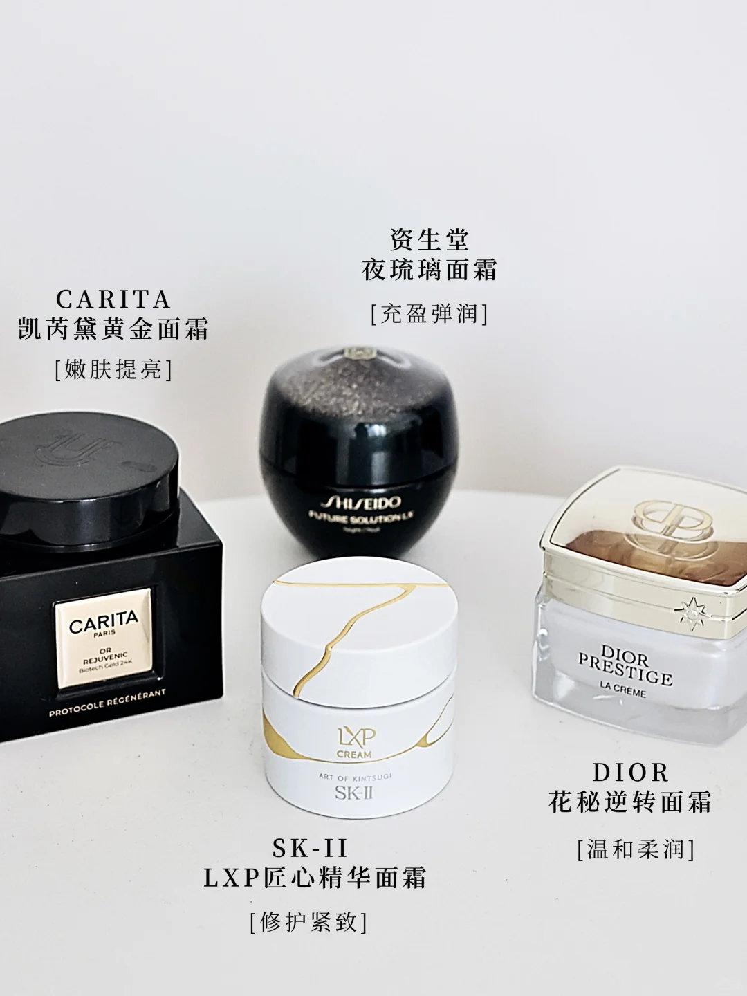 面霜大户有话说，来唠唠抗老拿高分的4瓶