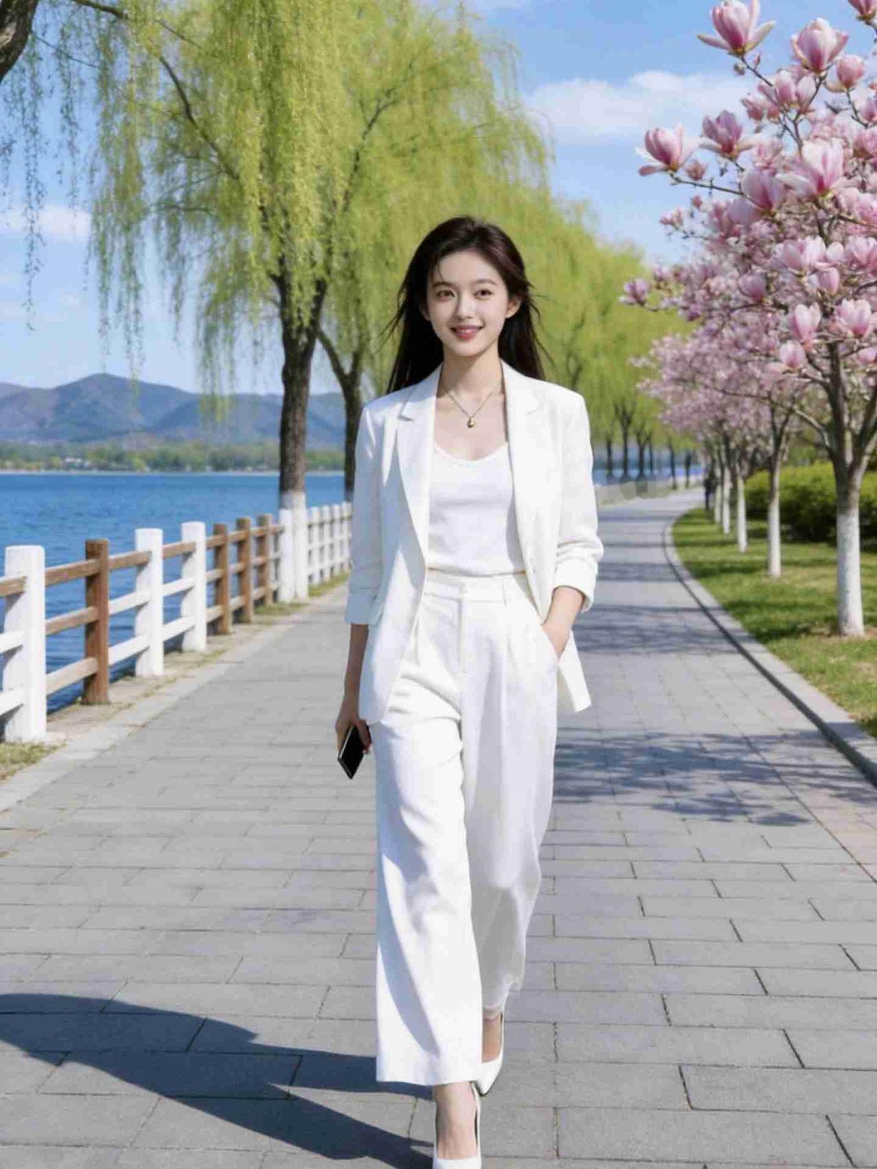 我的今日状态：😁轻松愉快
我这里的天气：☀️晴天
《湖畔春行》
 
柳丝垂作碧