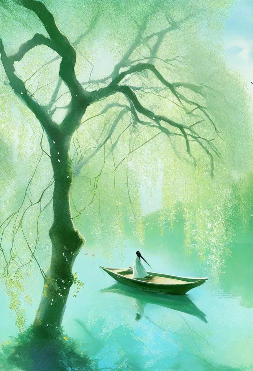 锦水汤汤，与君长诀！——卓文君《诀别书》
【释义】对着浩浩荡荡的锦水发誓，从今以