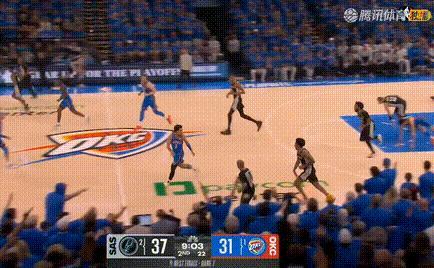 文班亚马转换三分！！雷霆暂停马刺vs雷霆NBA