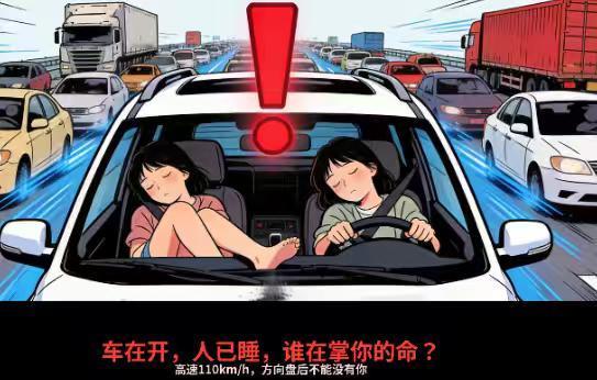 “睡驾”惊魂：高速上一车主副驾全在睡觉，智驾真的敢“托命”吗？
五一小长假返程高