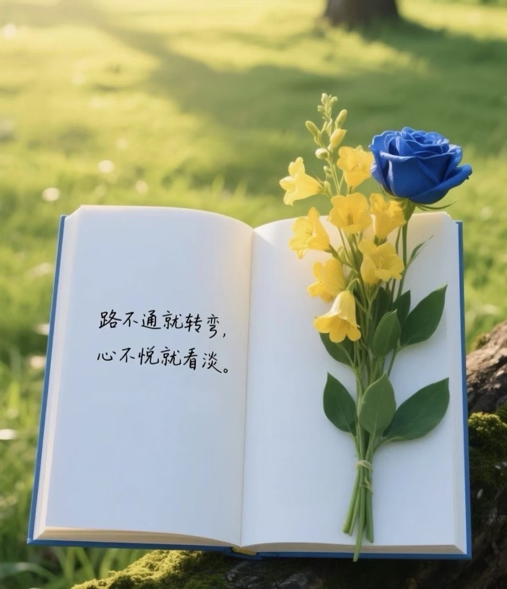 路不通就转弯心不悦就看淡～ ​​​