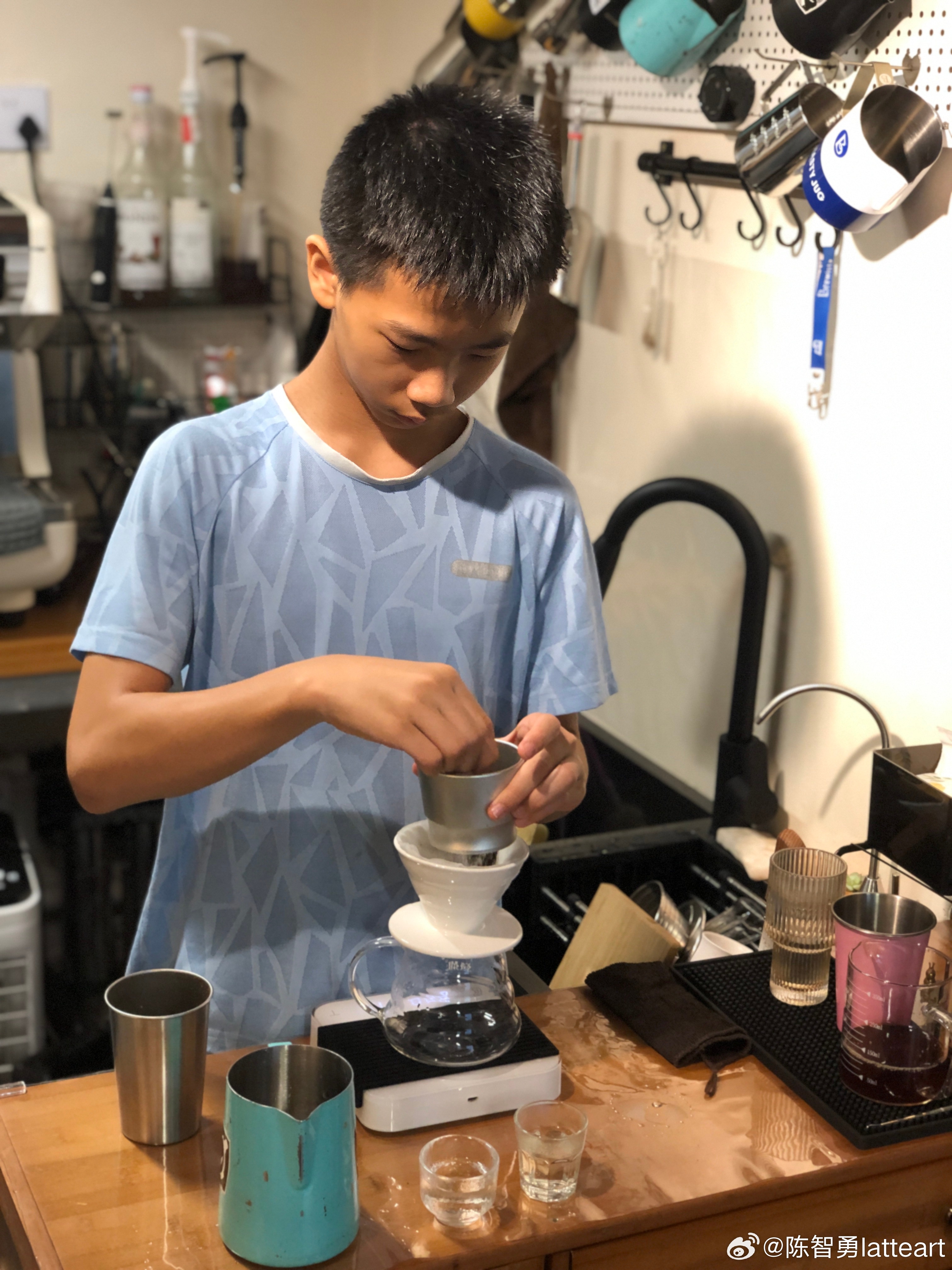 上午课程结束，下午继续💪☕️🫘咖啡工作室咖啡培训咖啡课程咖啡烘焙咖啡豆