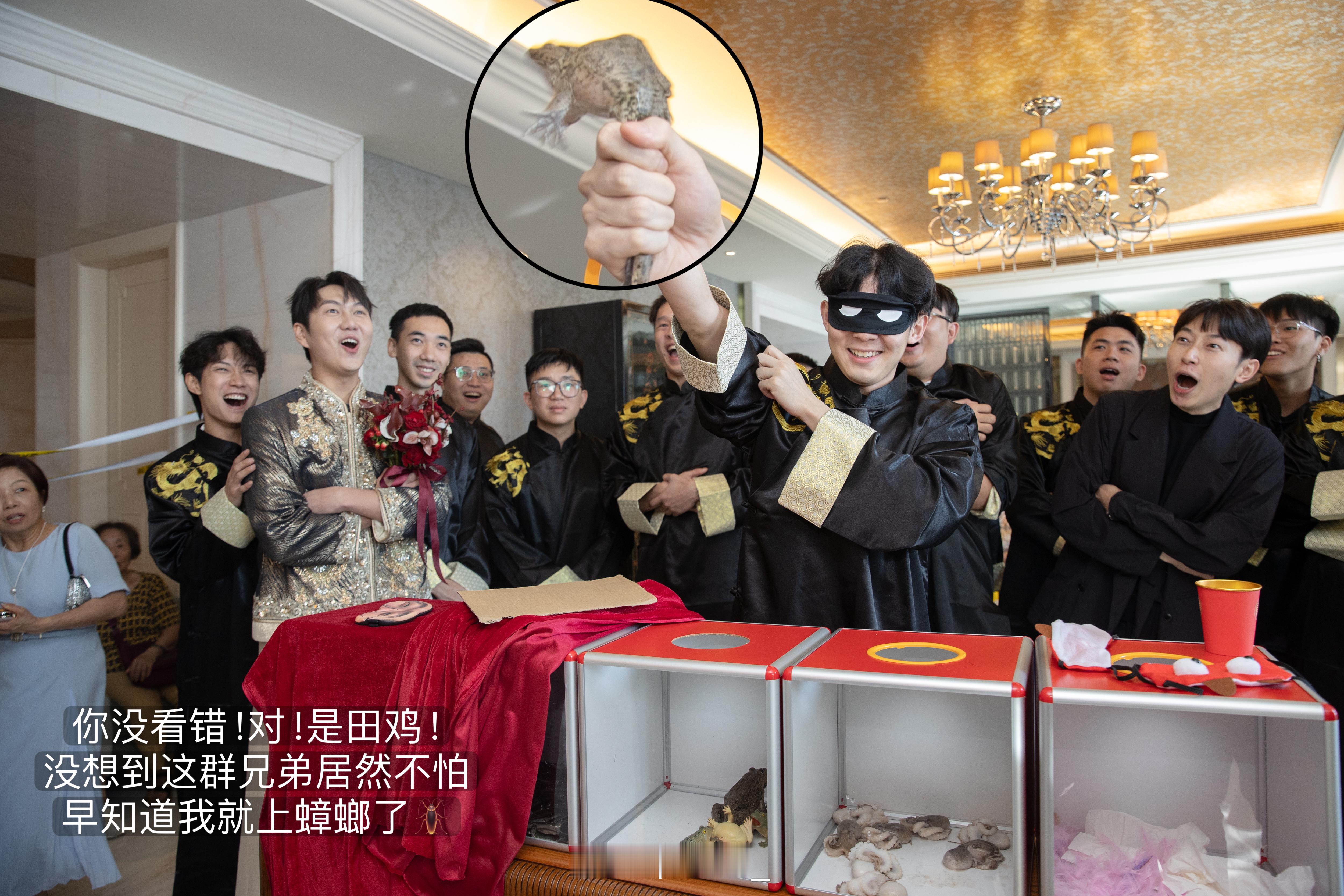 作为tvb浸大的优秀毕业生🧑‍🎓接亲游戏一定是将奖门人游戏贯彻到底啦不过还是