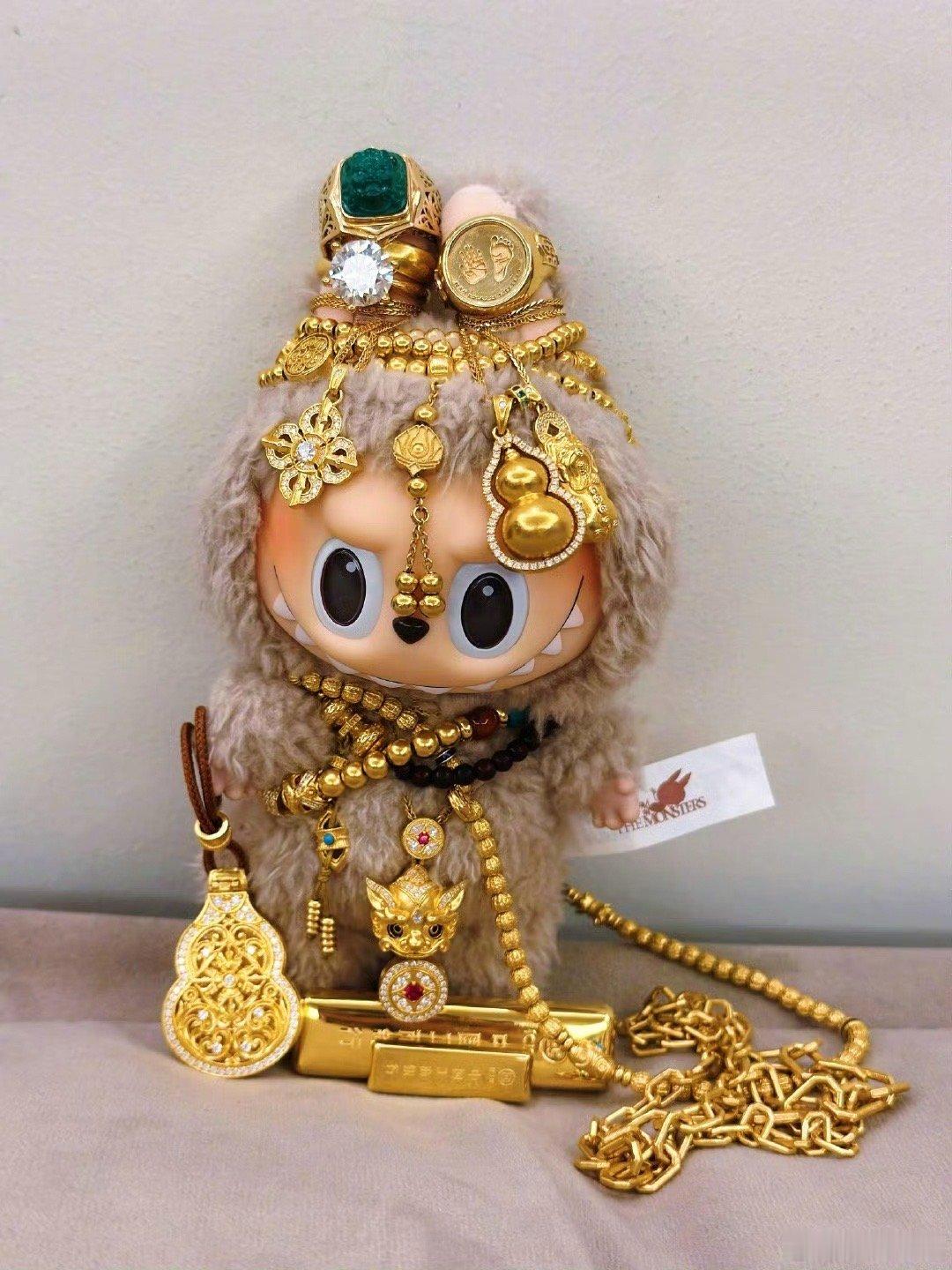 我不认识labubu，我还能不认识黄金吗[doge] ​​​