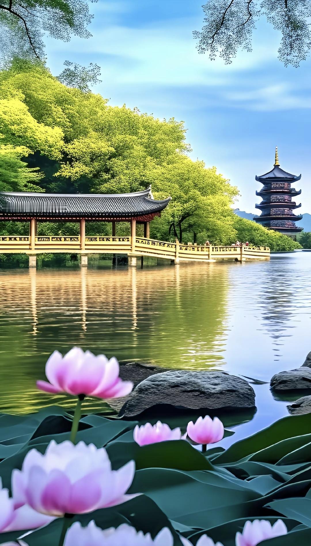 人间仙境美如画 ，游山玩水看风景风景 人间仙境美如画