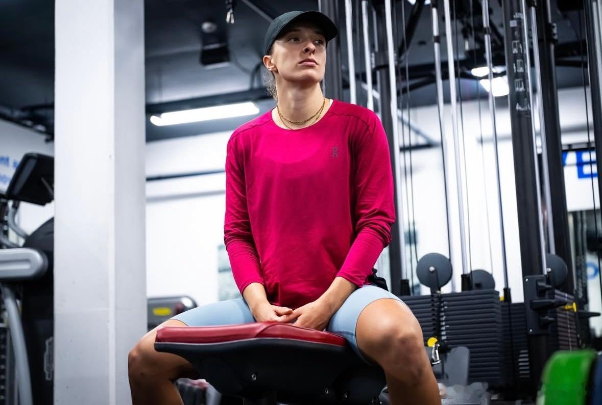 斯瓦泰克！来自Jimmy大哥拍摄！在Ken Rosewall球馆健身房训练的Ig