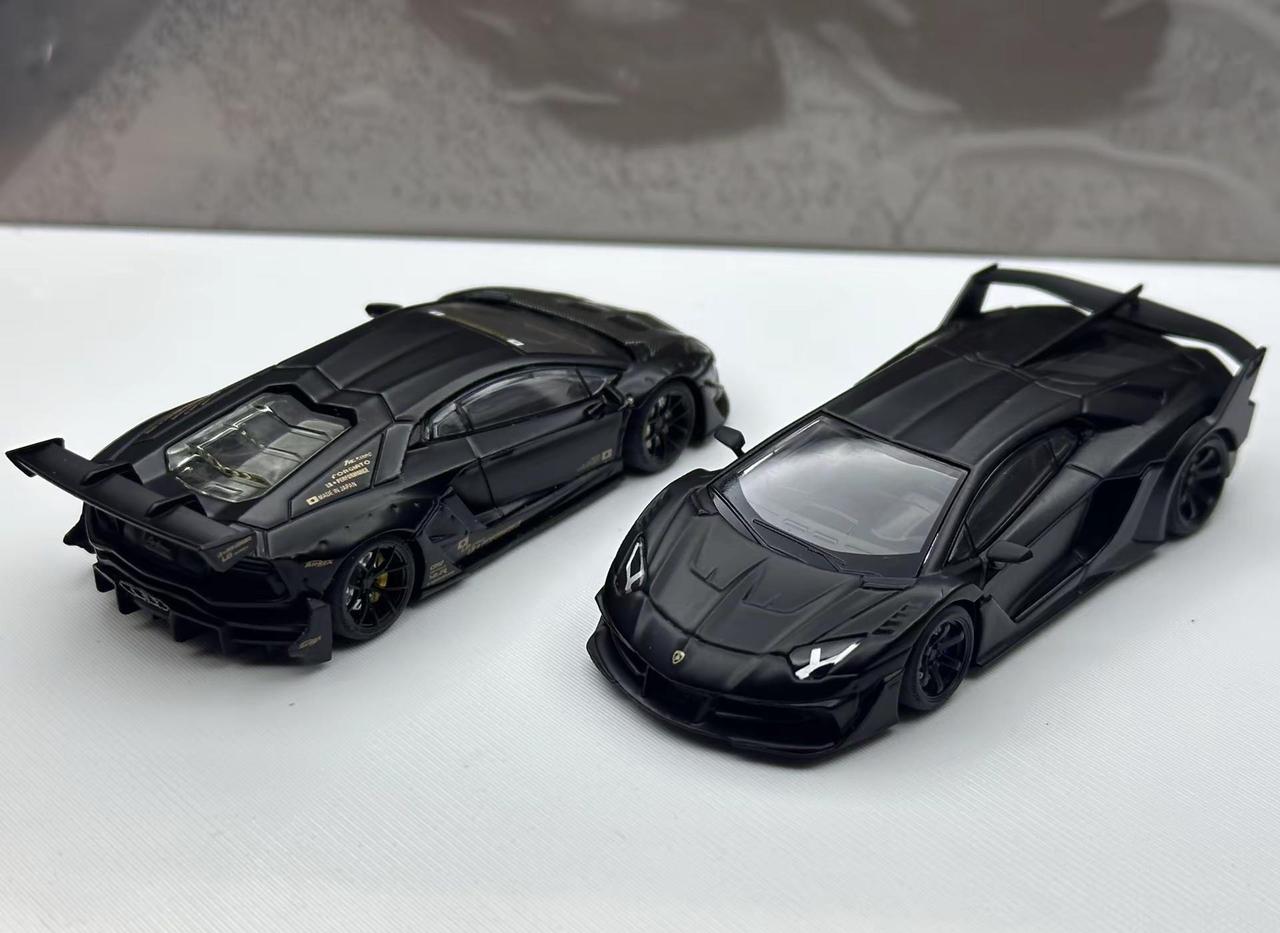 MINIGT 502➕1087 两台Aventador改轴承轮毂🛞前10.2+