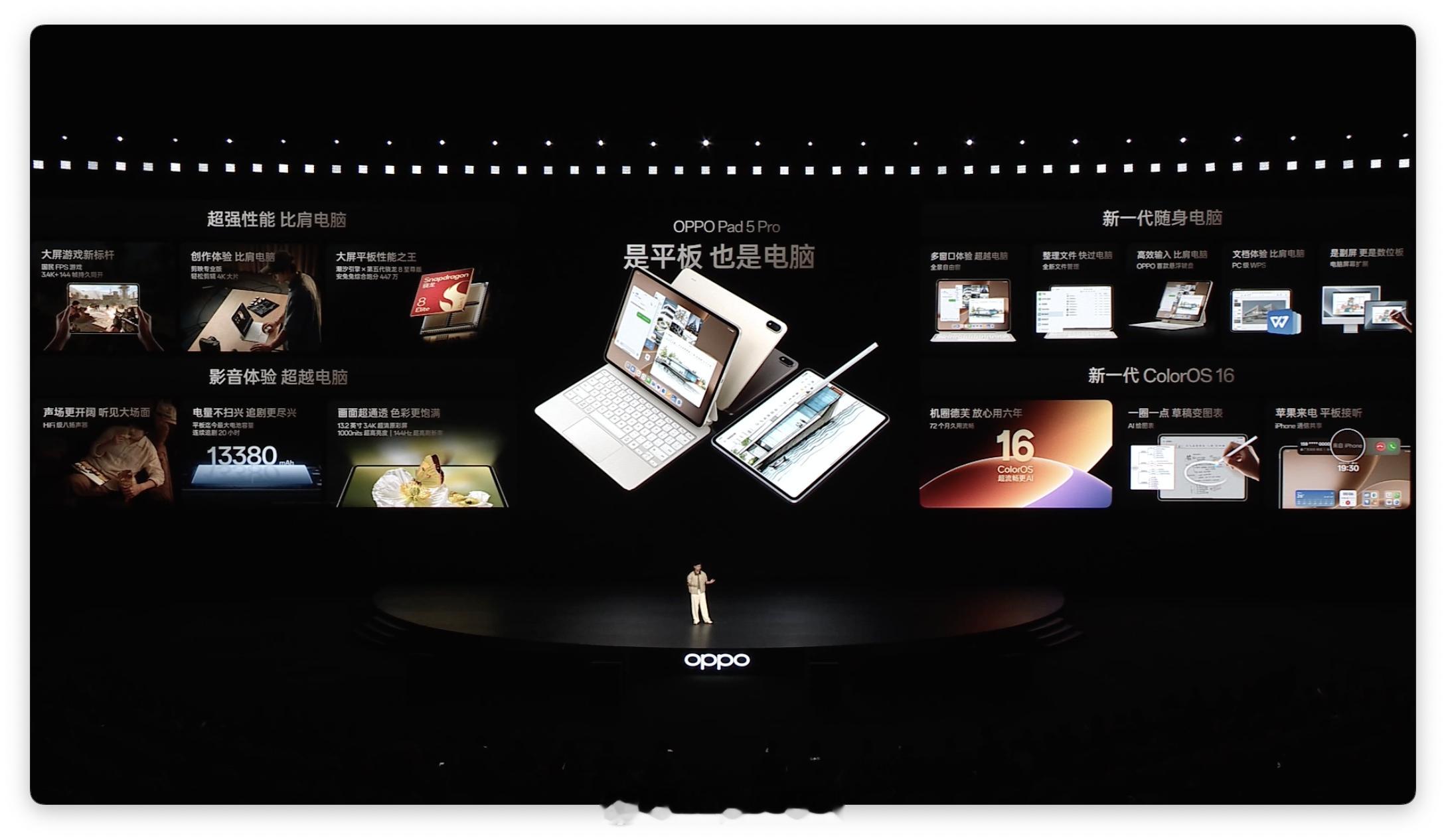 OPPO发布会上周末真的试了试，预装 ColorOS 16 for Pad 的 
