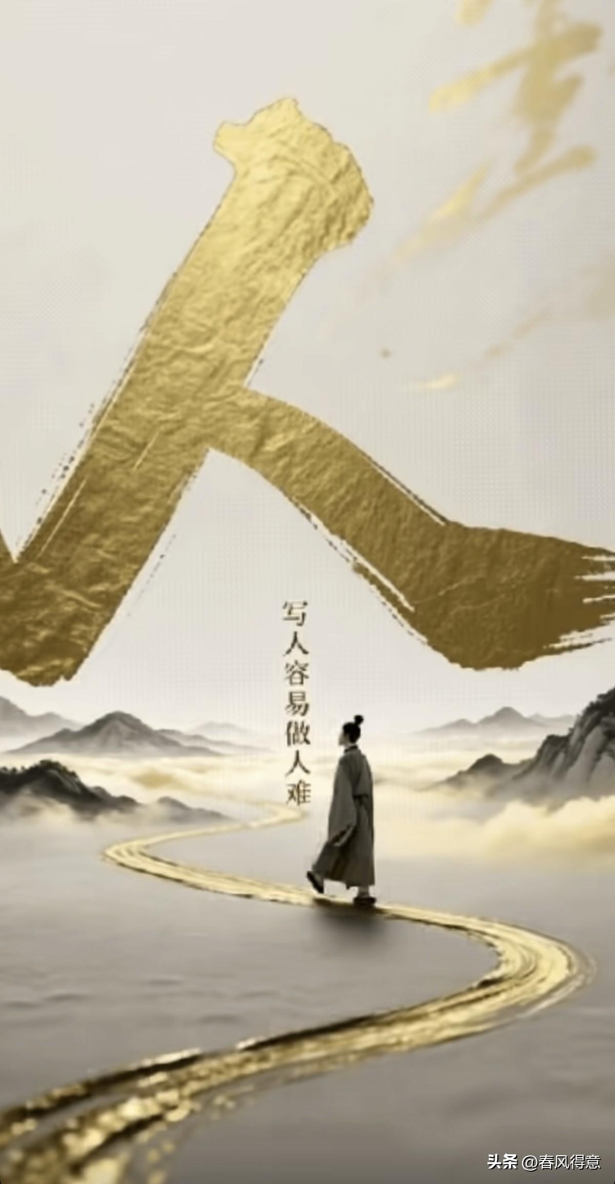 一个人在雾里走着，思考人生有多么的艰难，评论区：留言人生到底难不难？