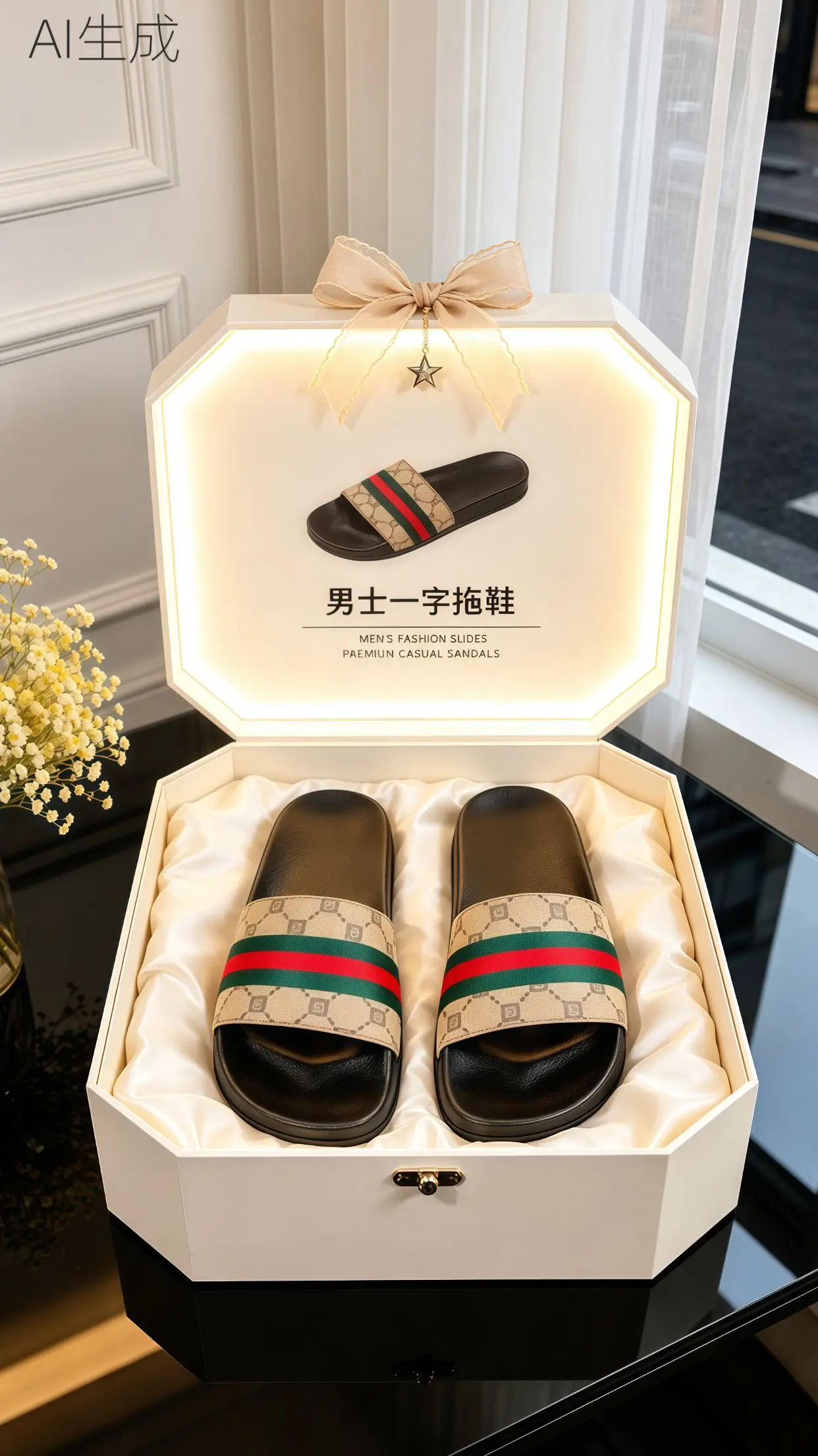 男士拖鞋 一字拖鞋 男士厚底拖鞋