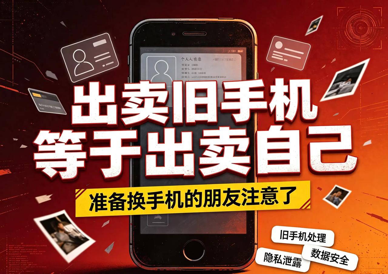 刚看到一个让人后怕的事：朋友卖掉用了三年的旧手机，结果买家恢复出厂设置后，居然恢