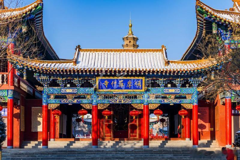 鸠摩罗什译经地寻古凉州藏在武威市区闹市中的鸠摩罗什寺，是来凉州必打卡的静心古刹，