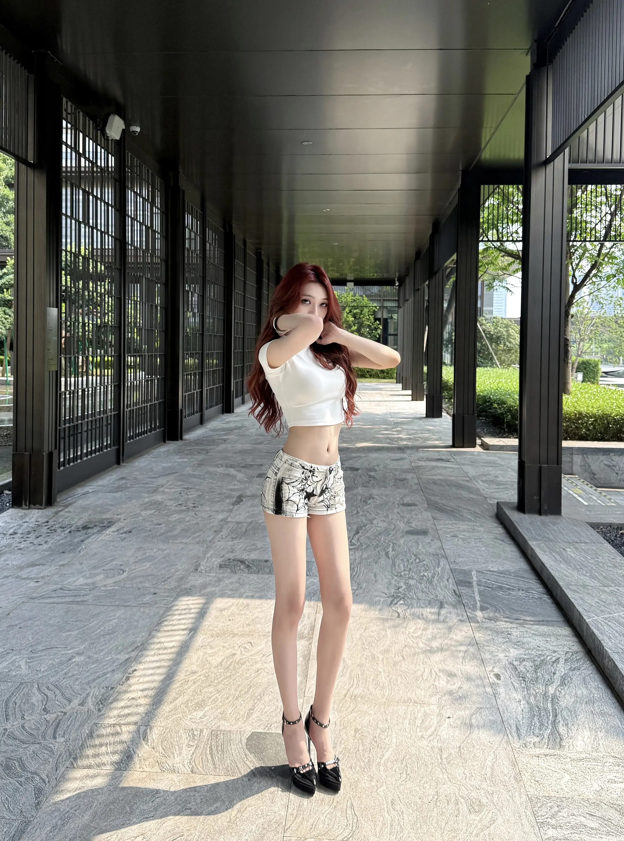 我穿什么都很漂亮。