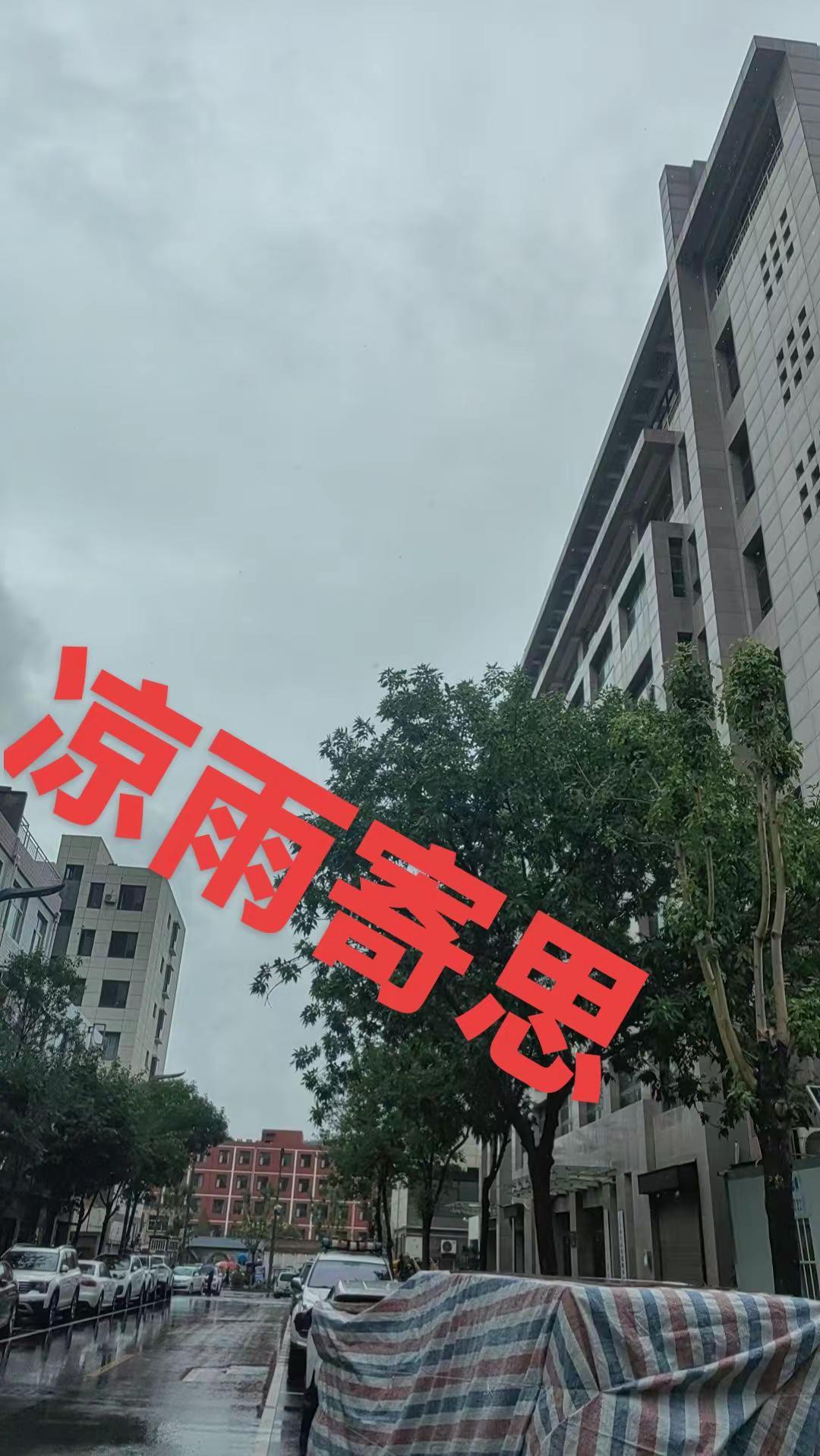 凉雨寄思。凉雨寄思 连日酷暑炙烤工地，烈日灼得人满身燥热，日日奔波劳作，只盼一丝