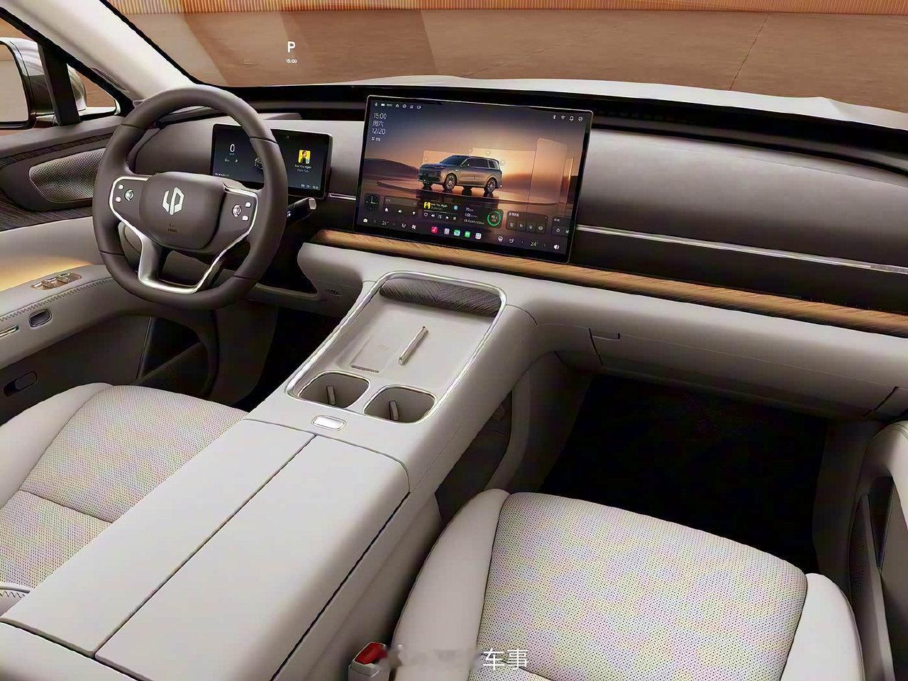 零跑D19内饰官图发布，明年上半年上市。 